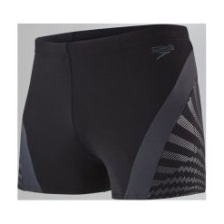 Kąpielówki męskie: Speedo Kąpielówki męskie Chevron Splice Aquashort Black/Grey r. 38 (8113489023)