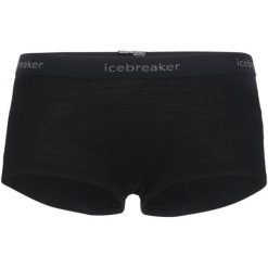 Icebreaker Wmns 175 Everyday Boy Shorts Black S. Czarne majtki damskie termoaktywne marki Icebreaker, s, z wełny. W wyprzedaży za 109,00 zł.