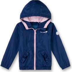 Kurtka w kolorze granatowo-jasnoróżowym. Różowe kurtki niemowlęce Sanetta. W wyprzedaży za 129,95 zł.