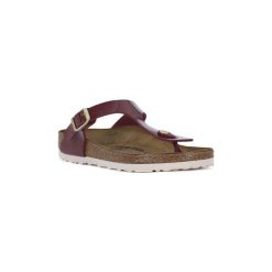 Klapki Birkenstock GIZEH BORDO. Czerwone klapki damskie Birkenstock, bez wzorów. Za 357,14 zł.