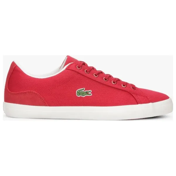 Lacoste Lerond 219 1 Cma buty męskie, czerwony, rozmiar 42. Czerwone buty sportowe męskie Lacoste, ze skóry, bez zapięcia. W wyprzedaży za 254,99 zł.