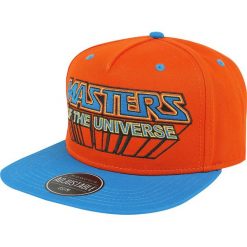 Masters Of The Universe Logo Snapback Cap Czapka Snapback wielokolorowy. Pomarańczowe czapki z daszkiem damskie marki Masters Of The Universe, z aplikacjami, z tworzywa sztucznego. Za 99,90 zł.