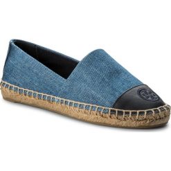 Tomsy damskie: Espadryle TORY BURCH – Color Block Flat Espadrille 46767 Denim Chambray/Perfect Navy 435