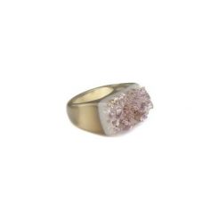 InspiRING Druza Ametystu Lawendowa rozmiar 12. Fioletowe pierścionki damskie Brazi druse jewelry, z ametystem. Za 270,00 zł.