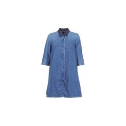 Sukienki krótkie G-Star Raw DELINE DRESS 3/4. Niebieskie sukienki damskie G-Star RAW, xs, bez wzorów, retro, bez kołnierzyka, z krótkim rękawem, krótkie, mini. Za 455,20 zł.