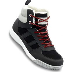 Wysokie sneakersy bonprix czarny. Czarne buty sportowe męskie bonprix, na sznurówki. Za 54,99 zł.