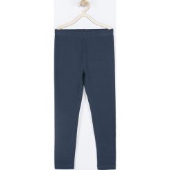 Coccodrillo - Legginsy dziecięce 104-158 cm. Niebieskie spodnie dziewczęce COCCODRILLO, bez wzorów, z dzianiny. Za 29,90 zł.