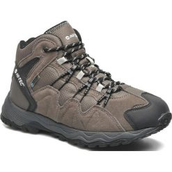 Buty trekkingowe męskie: Hi-tec Buty męskie Multi-Terra Sport Mid WP smokey brown / olive / snow r. 45