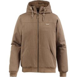 Kurtka "Dock36 Swing" w kolorze brązowym. Pomarańczowe płaszcze męskie Street Wear, s, bez wzorów, ze skóry, bez kaptura. W wyprzedaży za 236,95 zł.
