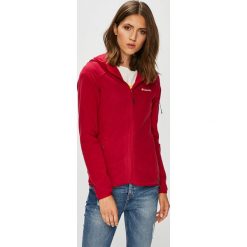 Columbia - Bluza. Czerwone bluzy damskie z kieszeniami marki Columbia, s, z poliesteru, z kapturem. W wyprzedaży za 239,90 zł.