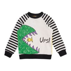Garnamama Bluza Dziecięca Pop Art 104 Wielokolorowy. Szare bluzy niemowlęce Garnamama, bez wzorów, bez rękawów, bez kaptura. Za 49,00 zł.