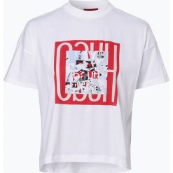 HUGO - T-shirt damski – Darna, czarny. Czarne t-shirty damskie marki HUGO, l, z nadrukiem, z materiału. Za 249,95 zł.
