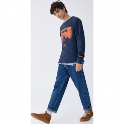 Bluza Marc Márquez z motorem. Zielone bluzy męskie rozpinane marki Pull&Bear, m. Za 109,00 zł.