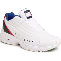 Sneakersy TOMMY JEANS - Heritage Tommy Jeans Sneaker EM0EM00441 White YBS. Białe sneakersy męskie Tommy Jeans, na co dzień, bez wzorów, z jeansu, klasyczne, bez zapięcia. Za 539,00 zł.