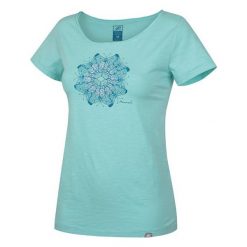 Hannah T-Shirt Damski Kaira Aruba Blue (Rozmiar 36). Niebieskie bluzki sportowe damskie marki Hannah. W wyprzedaży za 55,00 zł.