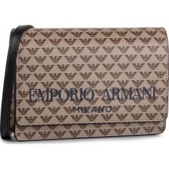 Torebka EMPORIO ARMANI - Y3B086 YFG6A 83941 Ecru/darkbrown/Blac. Pomarańczowe listonoszki damskie Emporio Armani, na co dzień, bez wzorów, ze skóry ekologicznej, bez dodatków. Za 649,00 zł.