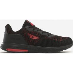 Czarno-Czerwone Buty Sportowe Carlow. Czarne buty sportowe męskie Born2be, na sznurówki. Za 99,99 zł.