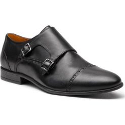 Półbuty GINO ROSSI - Chiasso MPV872-166-E100-9900-0 99. Czarne buty wizytowe męskie Gino Rossi, bez wzorów, ze skóry, eleganckie, bez zapięcia. W wyprzedaży za 249,90 zł.