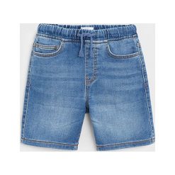 Mango Kids - Szorty dziecięce Comfy 110-164 cm. Zielone spodenki chłopięce Mango Kids, bez wzorów, z elastanu, casualowe. Za 69,90 zł.
