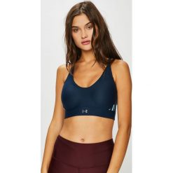 Under Armour - Biustonosz Vanish. Niebieskie biustonosze sportowe damskie marki Under Armour, xs, z elastanu. W wyprzedaży za 159,90 zł.