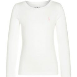 Bluzki dziewczęce bawełniane: Polo Ralph Lauren Bluzka z długim rękawem white
