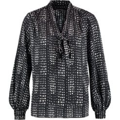 Bluzki damskie: Banana Republic TIE NECK ABSTRACT Bluzka black