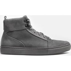 Szare sneakersy męskie. Szare sneakersy męskie Kazar, przed kolano, bez zapięcia. Za 499,00 zł.