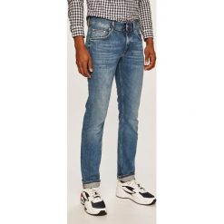 Tommy Hilfiger - Jeansy Denton. Niebieskie jeansy męskie TOMMY HILFIGER, bez wzorów. W wyprzedaży za 399,90 zł.