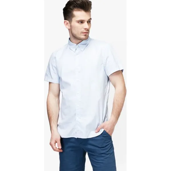 Timberland Koszula Ss Tioga River Texture Shirt Slim , szary, rozmiar L. Szare koszule męskie Timberland, m, z aplikacjami, z bawełny, button down, bez rękawów. W wyprzedaży za 239,99 zł.