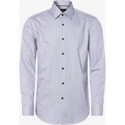 BOSS - Koszula męska – Jano, niebieski. Niebieskie koszule męskie Boss, m, w paski, eleganckie, bez kołnierzyka, bez rękawów. Za 279,95 zł.