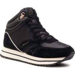 Sneakersy GANT - Bevinda 21543841 Black G00. Czarne półbuty damskie GANT, z zamszu. Za 499,00 zł.