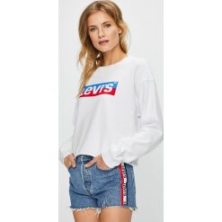 Levi's - Bluza. Brązowe bluzy męskie rozpinane marki Levi's®, l, z nadrukiem, z bawełny, bez kaptura. Za 219,90 zł.