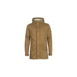 Kurtki ocieplane Superdry NEW MILITARY PARKA. Brązowe kurtki męskie marki Superdry, s, bez wzorów, bez kaptura. Za 527,20 zł.