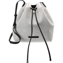 Torebki klasyczne damskie: Armani Exchange SHOULDER BAG Torba na ramię bianco/nero