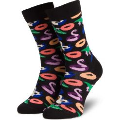 Skarpety Wysokie Unisex HAPPY SOCKS - PPA01-9300 Czerwony Kolorowy. Czerwone skarpetki damskie marki Happy Socks, bez wzorów, z elastanu. Za 39,90 zł.