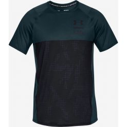 Under Armour MK-1 Koszulka Czarny Zielony. Czarne podkoszulki męskie Under Armour, m, bez wzorów, z elastanu, bez kołnierzyka, krótkie. Za 171,95 zł.