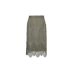 Spódnice krótkie Guess 74G70A 8613Z. Zielone spódniczki damskie Guess, z aplikacjami, krótkie, mini. Za 199,00 zł.