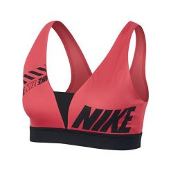 Nike Stanik sportowy Indy POMARAŃCZOWY / CZARNY, Kobiety AQ0138-850 | CZARNO-POMARAŃCZOWY Z. Pomarańczowe biustonosze damskie termoaktywne Nike, s, bez wzorów, outdoorowe. W wyprzedaży za 211,55 zł.
