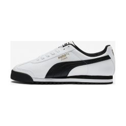 Puma Roma Basic Tenisówki Biały. Białe trampki męskie Puma, bez wzorów, z materiału, bez zapięcia. Za 257,95 zł.