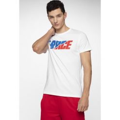 T-shirt męski TSM225 - biały. Białe koszulki męskie xxl. Za 29,99 zł.