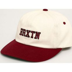 Brixton - Czapka. Białe czapki damskie Brixton, z aplikacjami, z bawełny. W wyprzedaży za 89,90 zł.