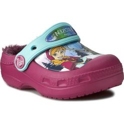 Kapcie dziewczęce: Kapcie CROCS – CC Frozen Lined Clog 201408 Berry
