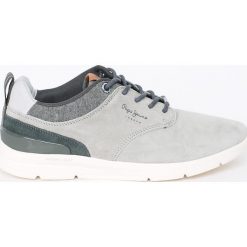 Pepe Jeans - Buty. Szare halówki męskie Pepe Jeans, z jeansu, na sznurówki. W wyprzedaży za 219,90 zł.