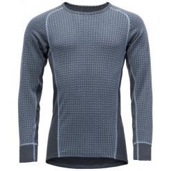 Devold Bluzka Męska Vaksvik Man Shirt, Glacier, M. Szare odzież termoaktywna męska Devold, m. Za 359,00 zł.