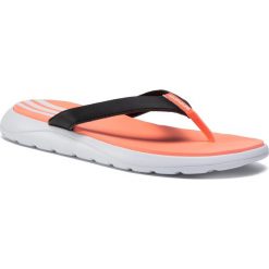 Japonki adidas - Comfort Flip Flop EG2064 Core Black/Cloud White/Signal Coral. Czarne klapki damskie Adidas, bez wzorów, ze skóry ekologicznej, bez obcasa. Za 129,00 zł.