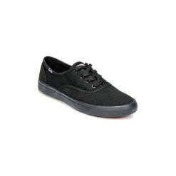 Buty Keds TRIUMPH SEASONAL SOLID. Czarne trampki i tenisówki damskie marki Keds, bez wzorów, bez zapięcia. Za 215,20 zł.