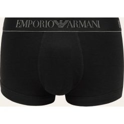 Emporio Armani - Bokserki. Niebieskie bokserki męskie Emporio Armani, s, z nadrukiem, z elastanu. Za 159,90 zł.