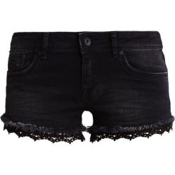 Bermudy damskie: Superdry Szorty jeansowe black
