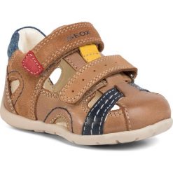Sandały GEOX - B Kaytan B.A B0250A 0CL22 C5102 Carmel. Pomarańczowe sandały chłopięce Geox, ze skóry, bez zapięcia. Za 239,00 zł.