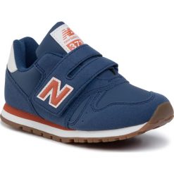 Sneakersy NEW BALANCE - YV373CM Granatowy. Niebieskie trampki chłopięce New Balance, bez wzorów, ze skóry ekologicznej, na rzepy. Za 229,00 zł.
